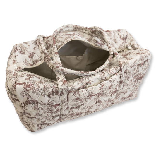 Western Daydream Rose Luxury Oversized Duffle Bag