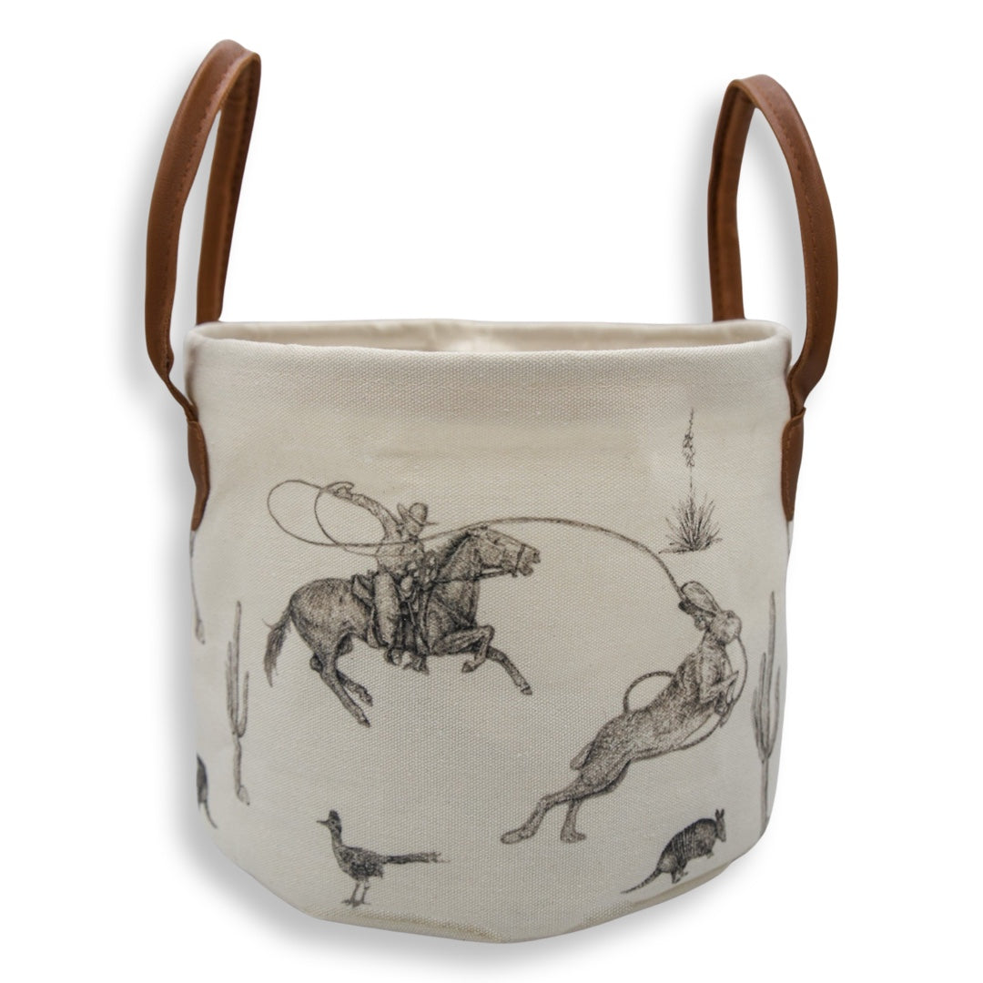 Gotta Wild Hare Canvas Easter Basket