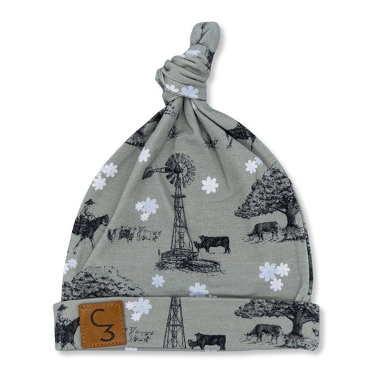 Sweet Grass Newborn Baby Hat