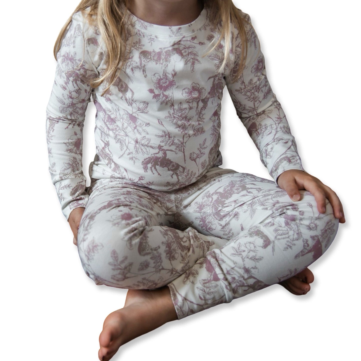 Western Daydream Rose Long Sleeve Set