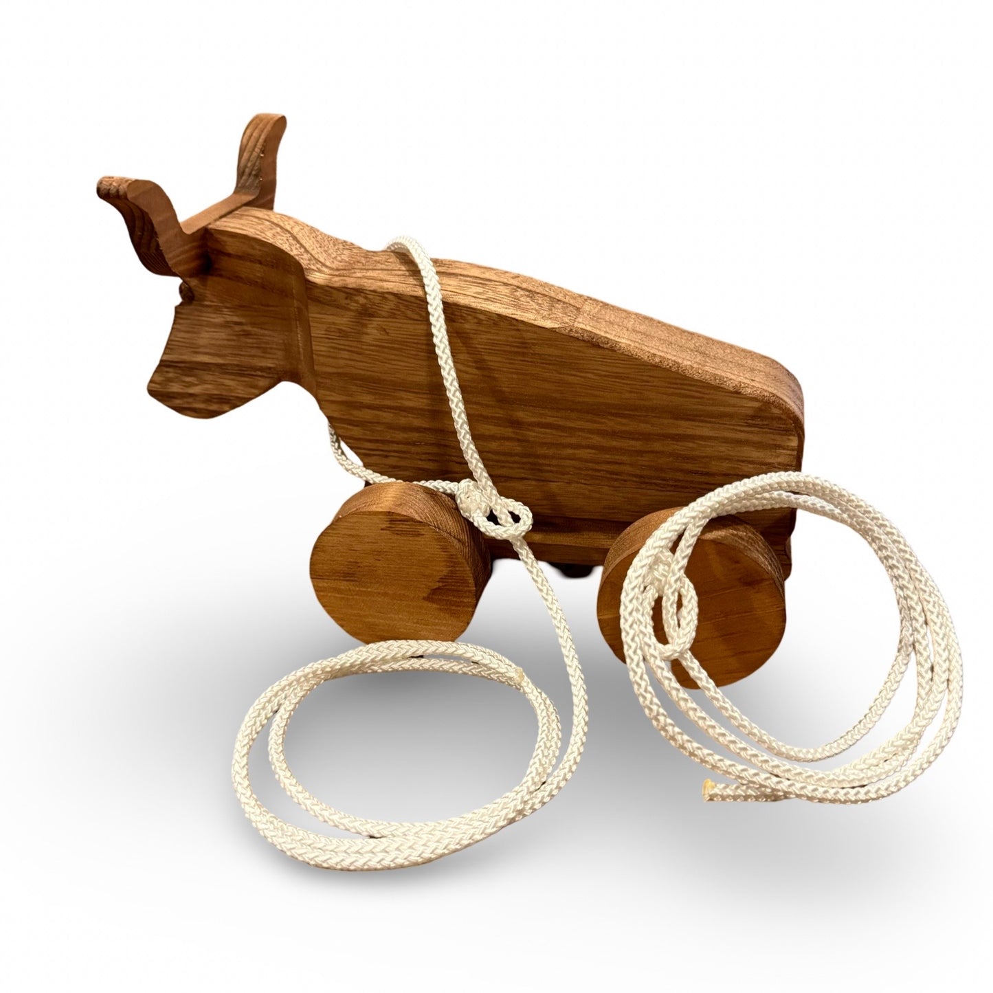 Wooden Roping Steer/ 2 Ropes