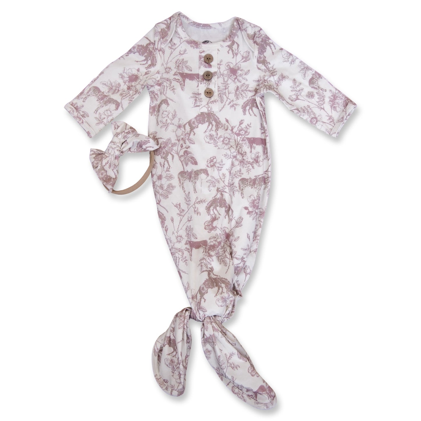 Western Daydream Rose Sleep Gown