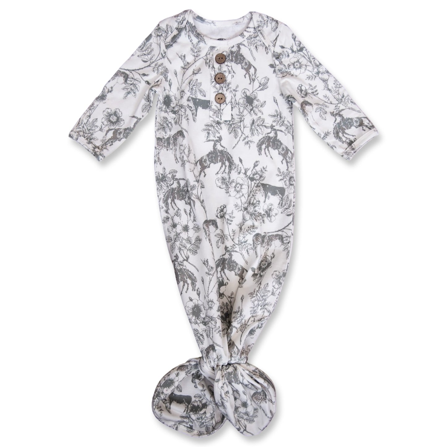 Western Daydream Sage Sleep Gown