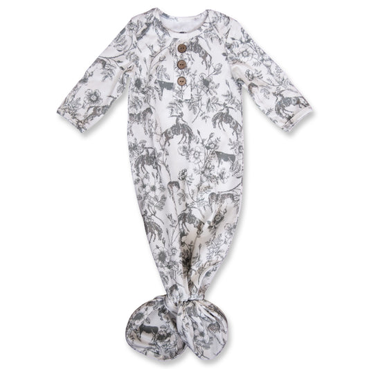 Western Daydream Sage Sleep Gown