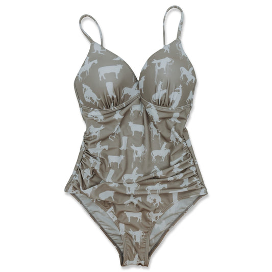Rustic Roots One Piece Women's Swimsuit