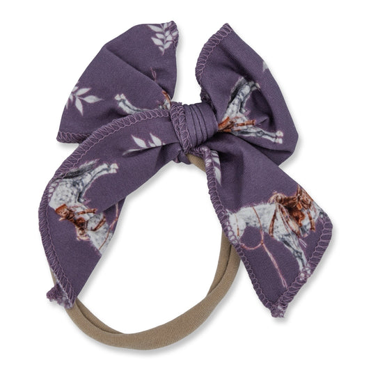 Mauve Ranch Horse Nylon Band Headband