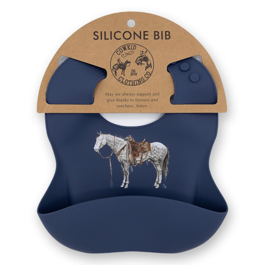 Navy Ranch Horse Bib