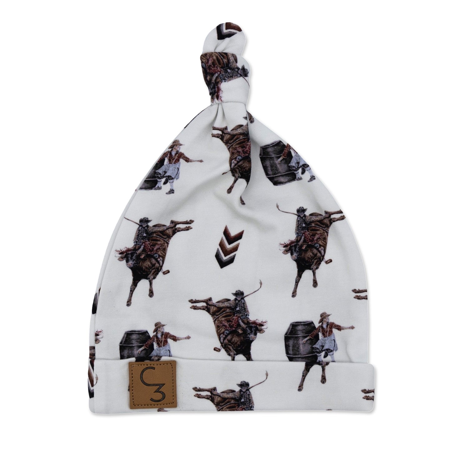 Bull Rider Newborn Baby Hat