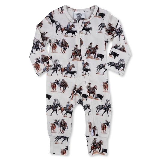 Stop the Clock Folding Feet Jammies