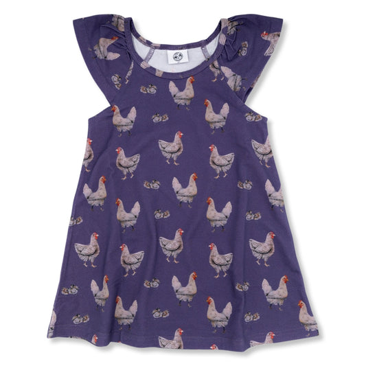 Purple Chicken Gown