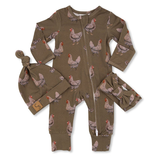 Chicken Folding Feet Jammies