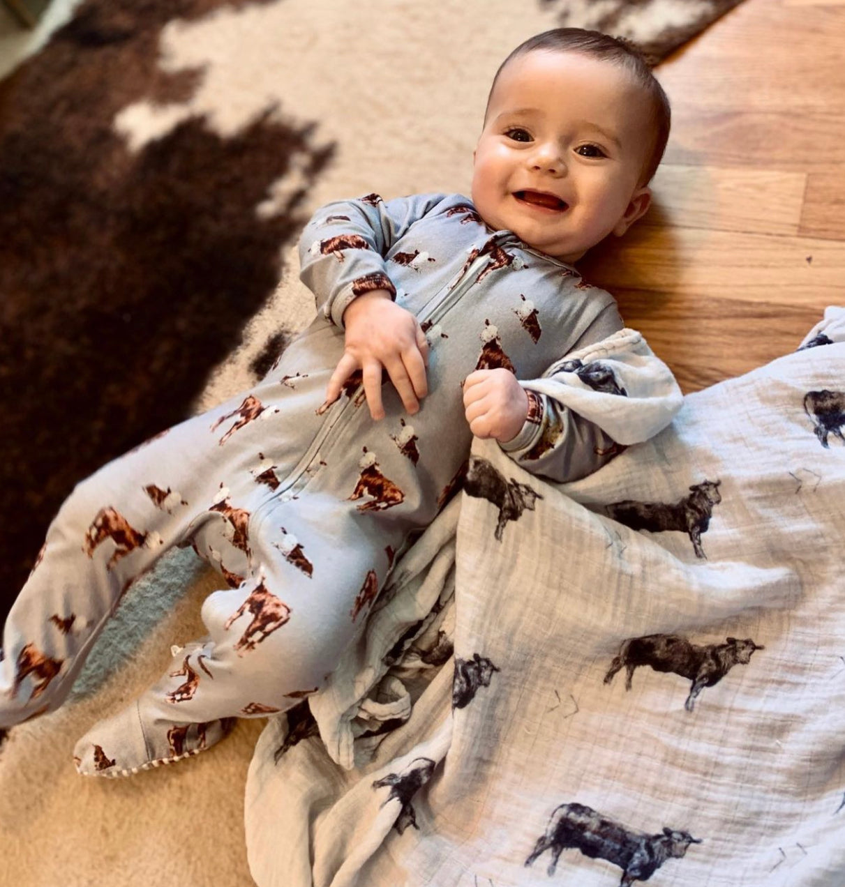 Hereford Footed Jammies