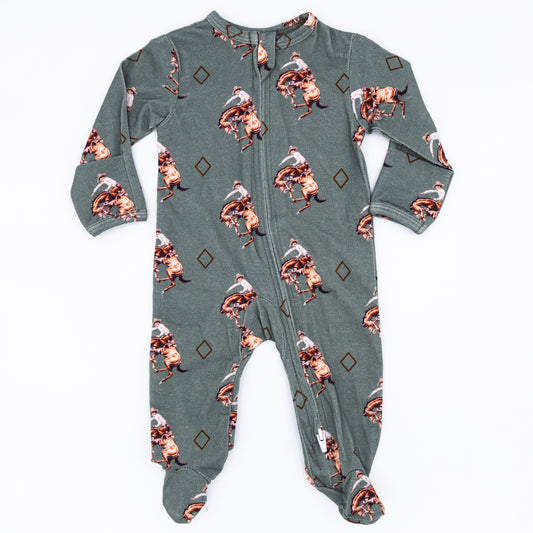 Teal Bronc Jammies
