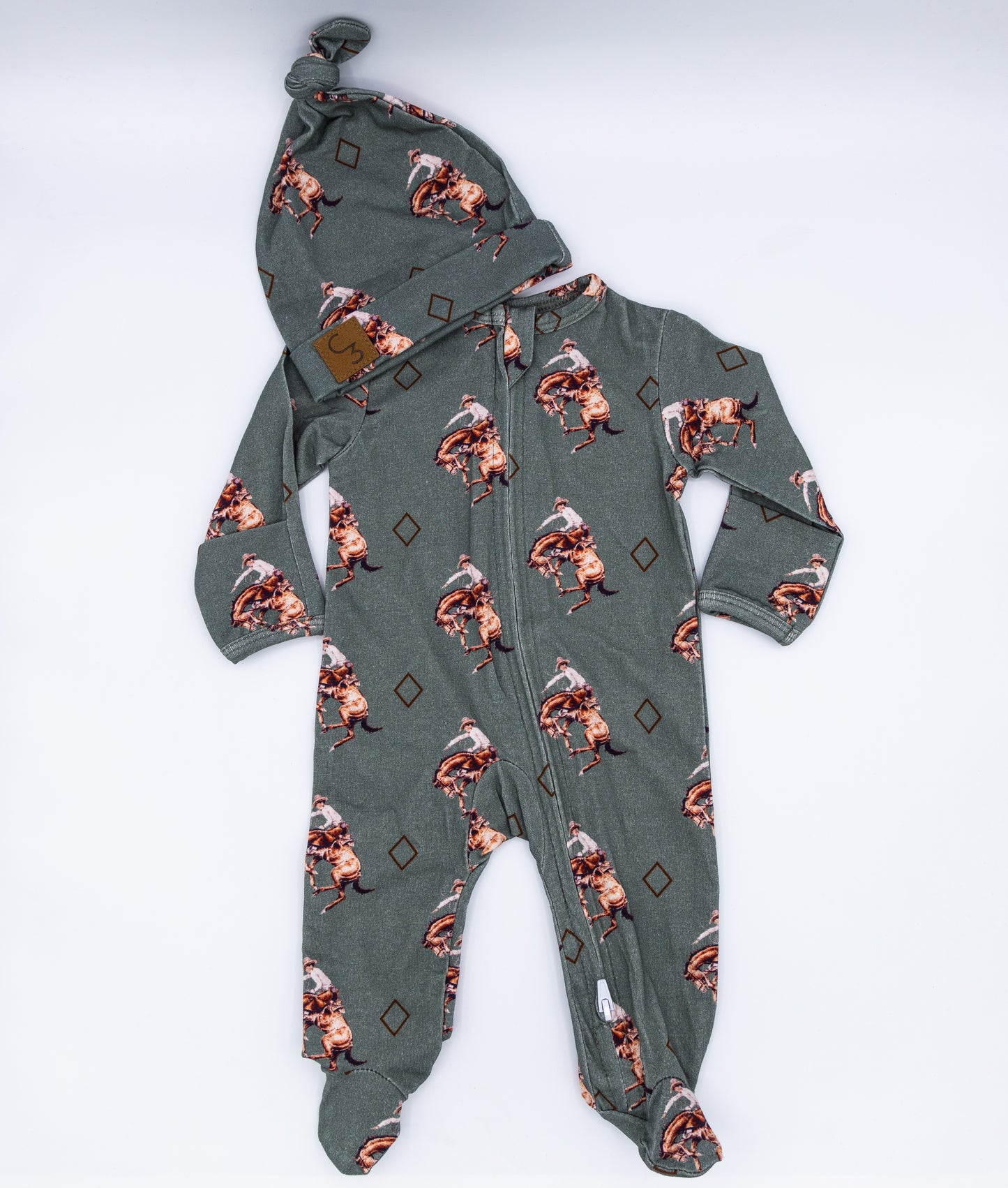 Teal Bronc Jammies