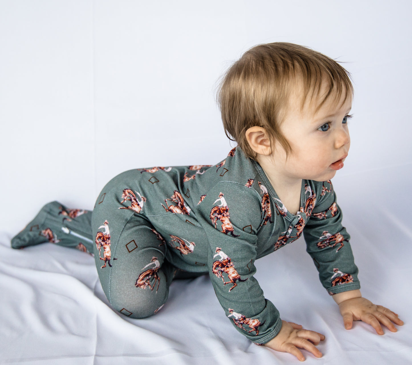 Teal Bronc Jammies