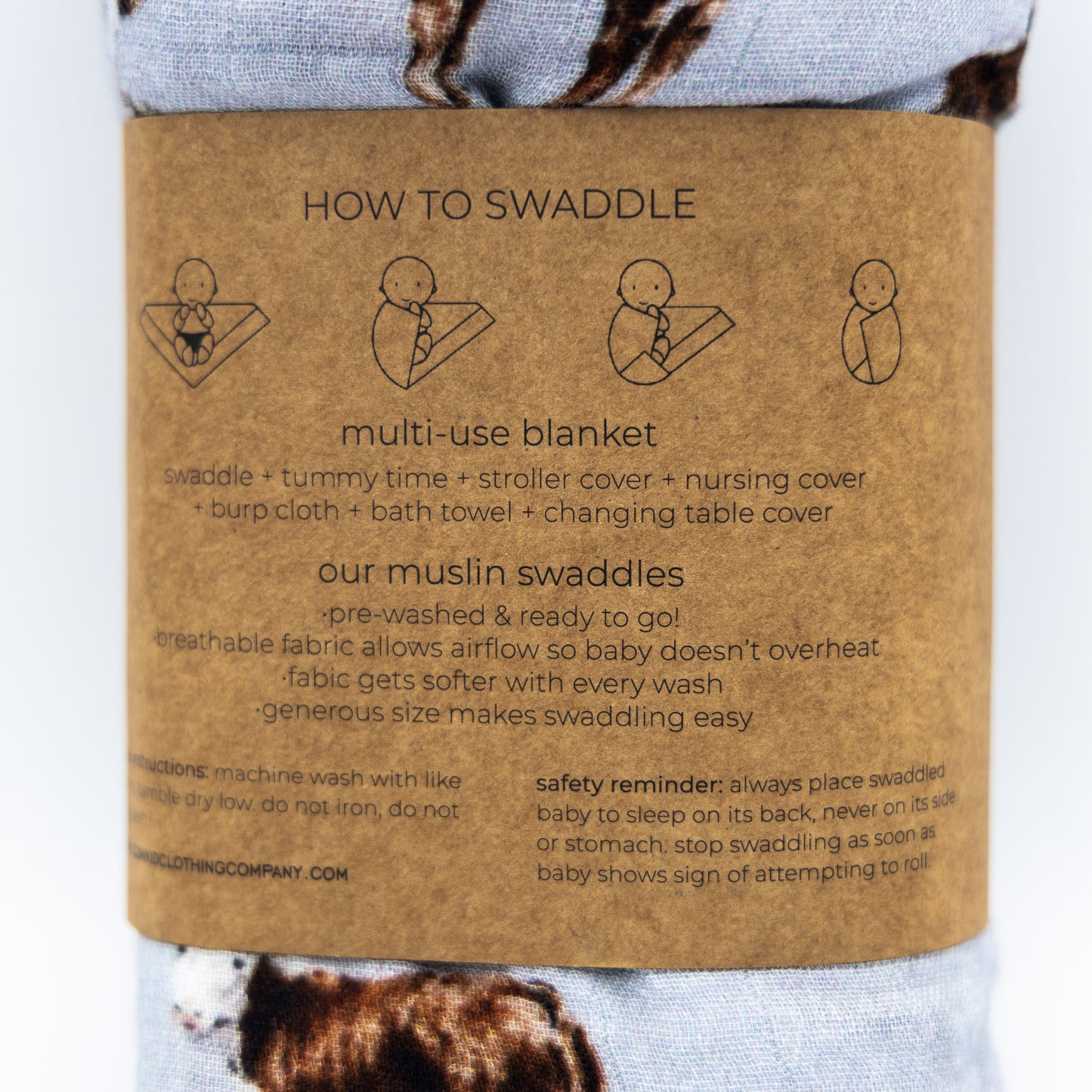 Hereford Bamboo Muslin Swaddle