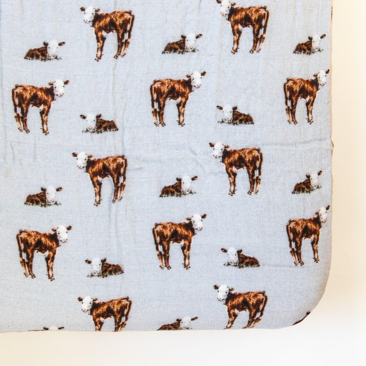 Hereford Bamboo Muslin Crib Sheet