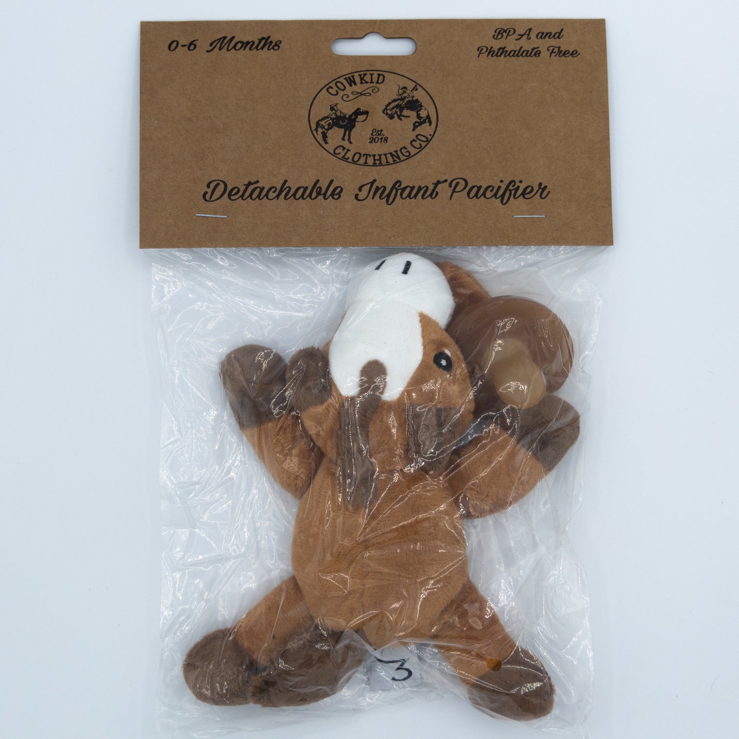 Bay Horse Detachable Pacifier