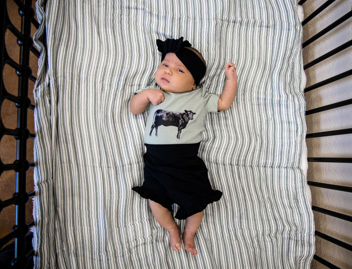 Olive Angus Onesie