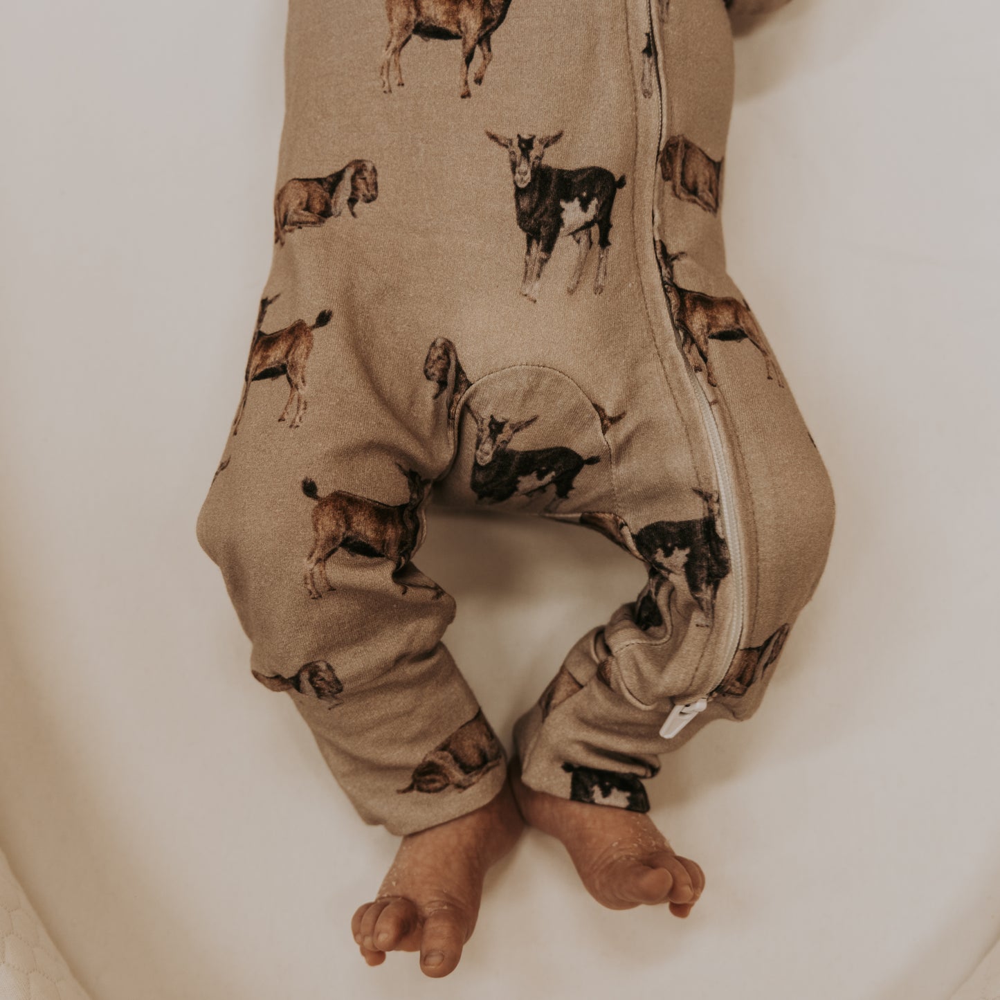 Goat Folding Feet Jammies