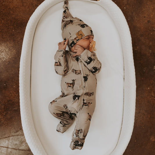 Goat Folding Feet Jammies
