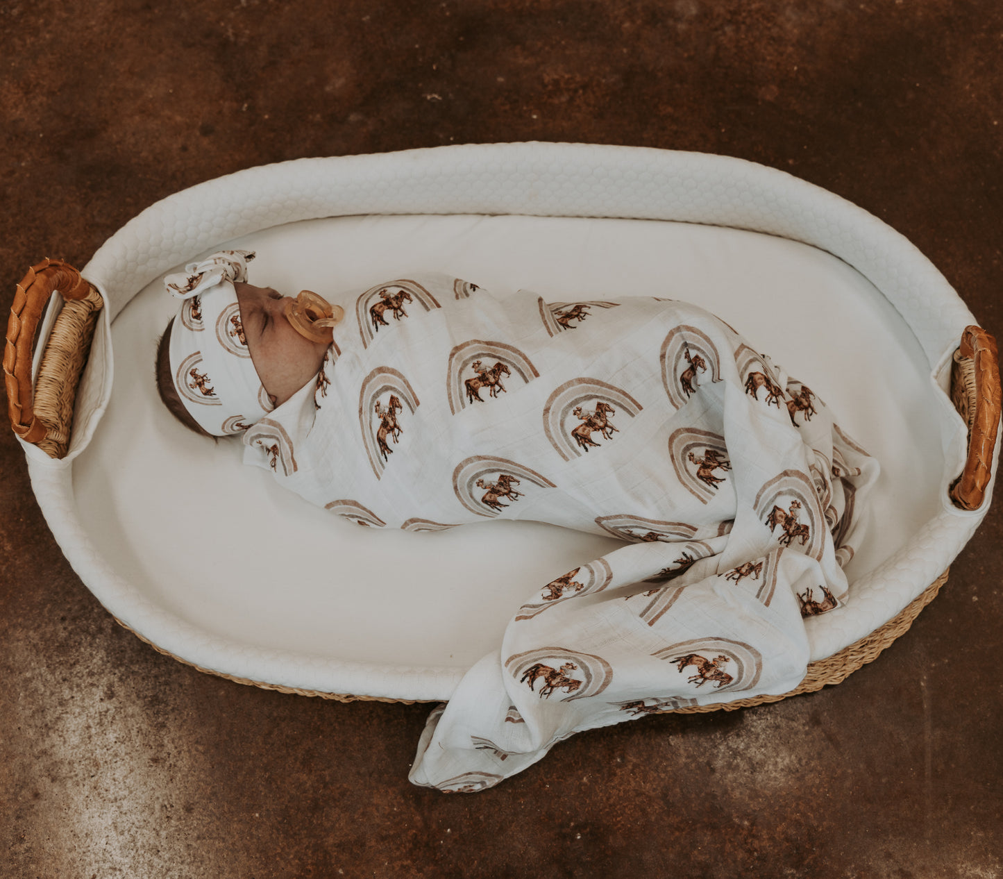 Rainbow Baby Bamboo Muslin Swaddle