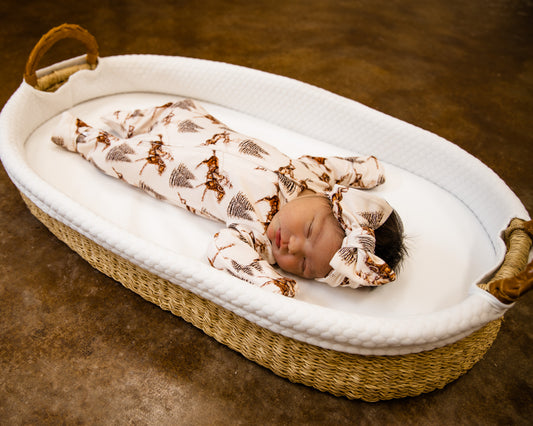 Vintage Beige Cowboy Christmas Headband