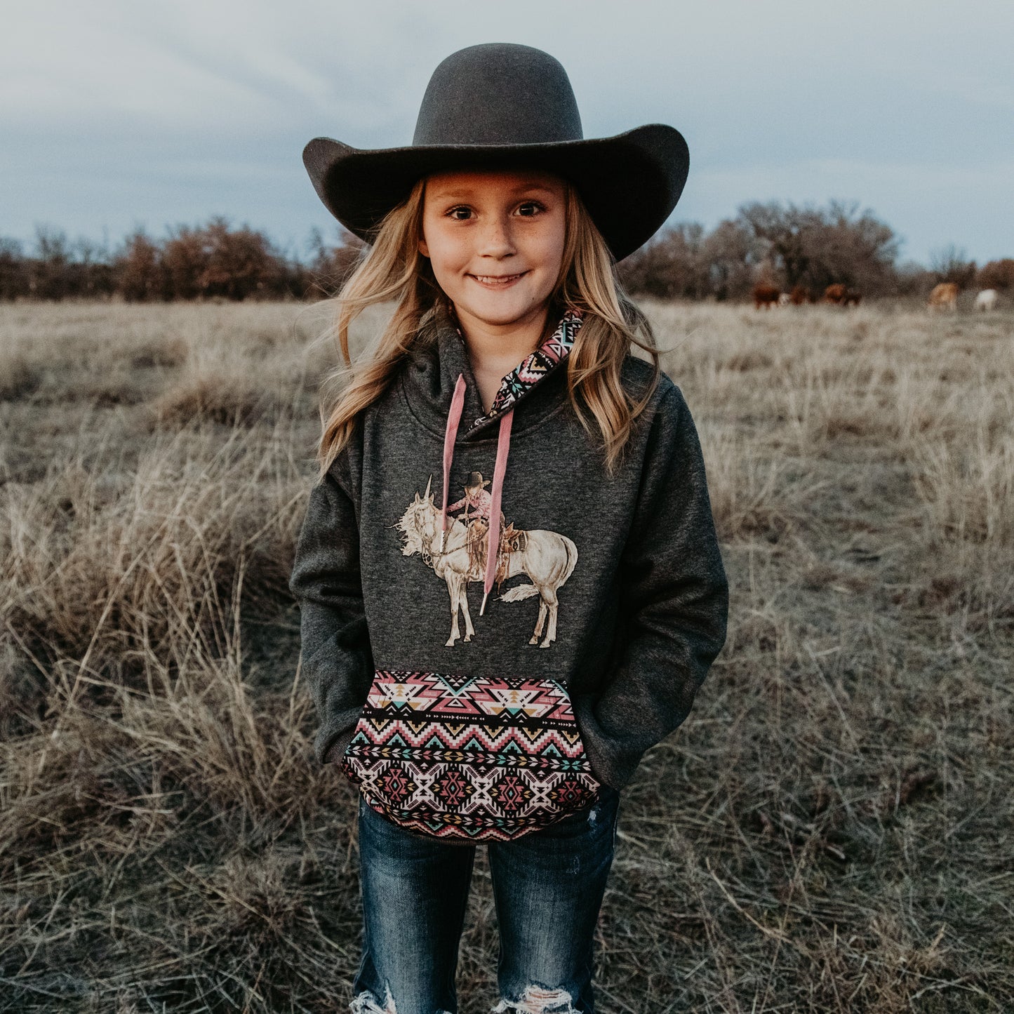 Western Unicorn Hoodie