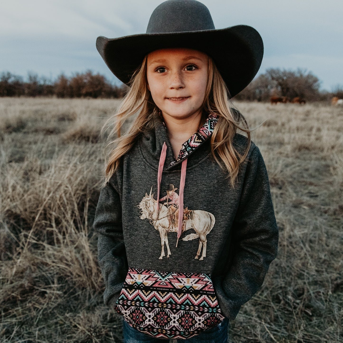 Western Unicorn Hoodie