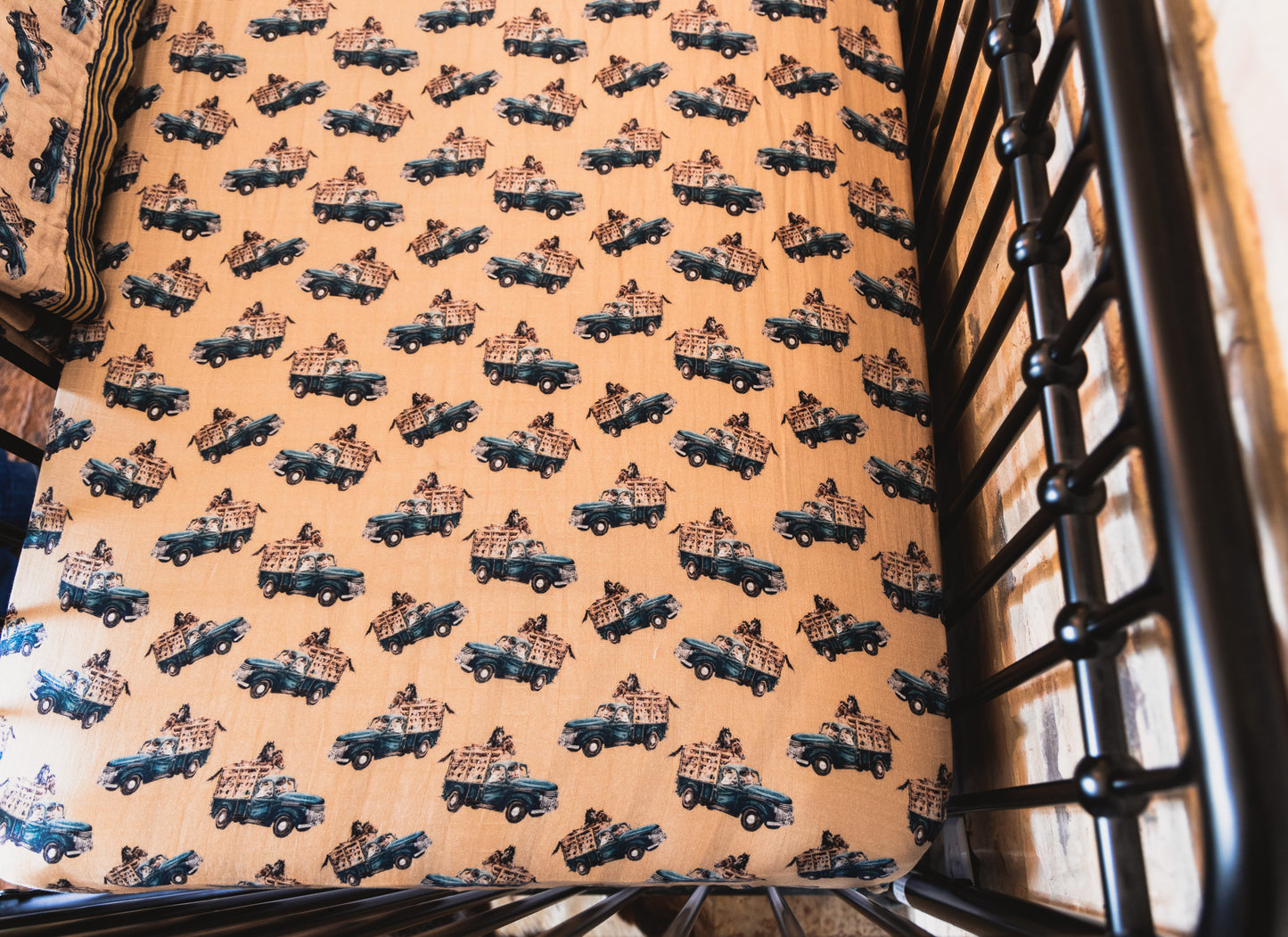 Little Blue Truck Bamboo Muslin Crib Sheet