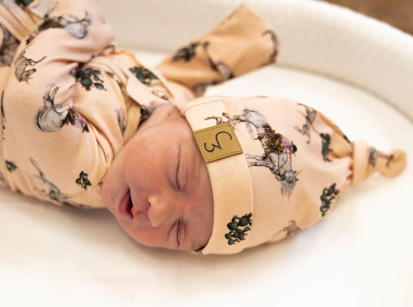 Western Unicorn Newborn Baby Hat