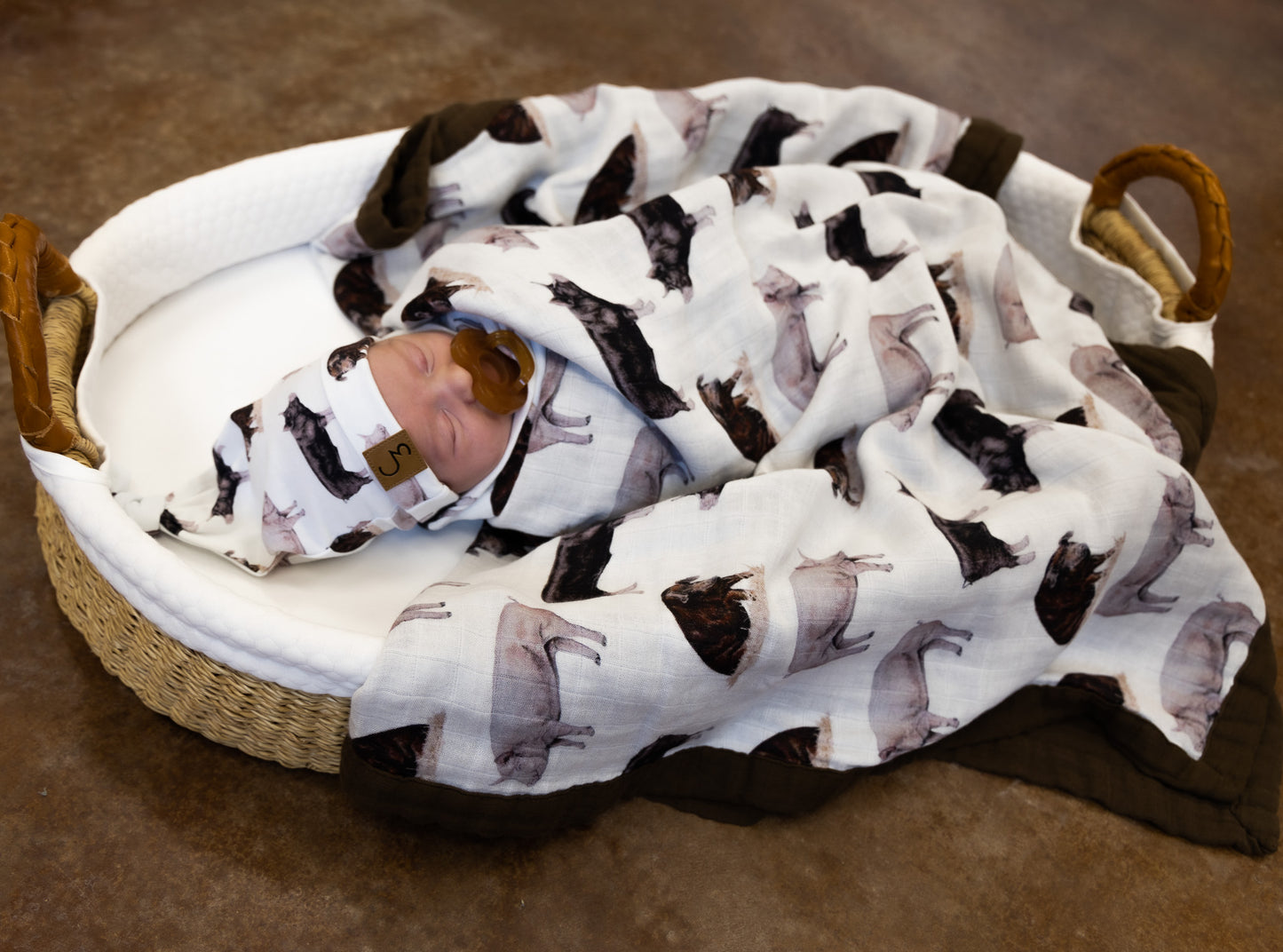 Pig Newborn Baby Hat
