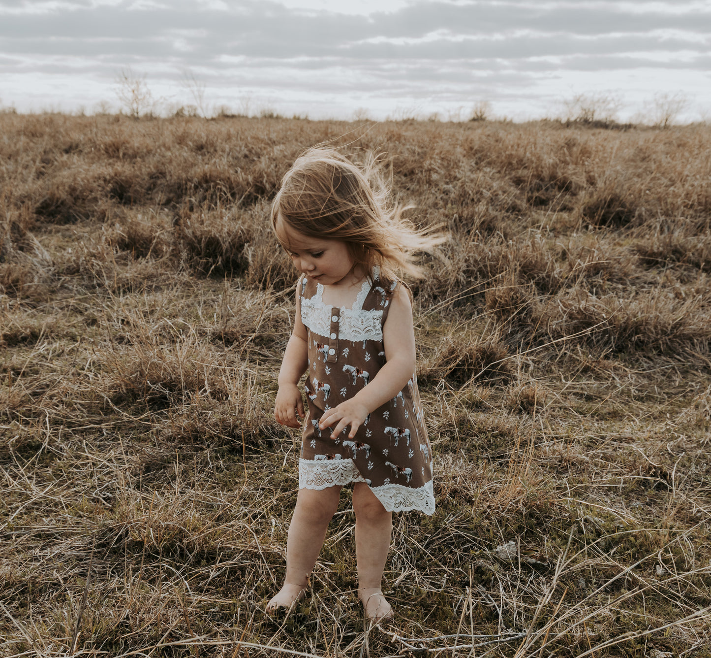 Almond Ranch Horse Nightgown