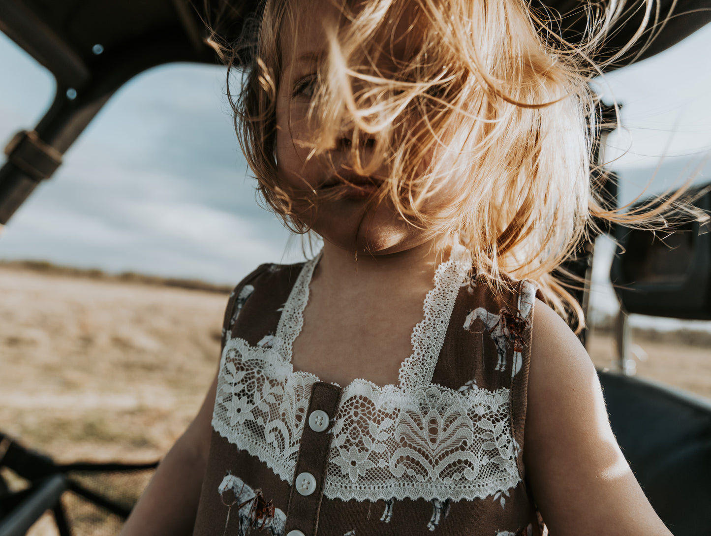 Almond Ranch Horse Nightgown