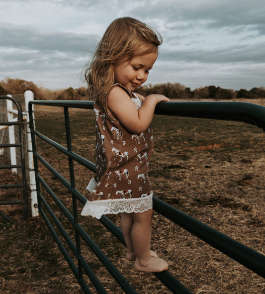 Almond Ranch Horse Gown