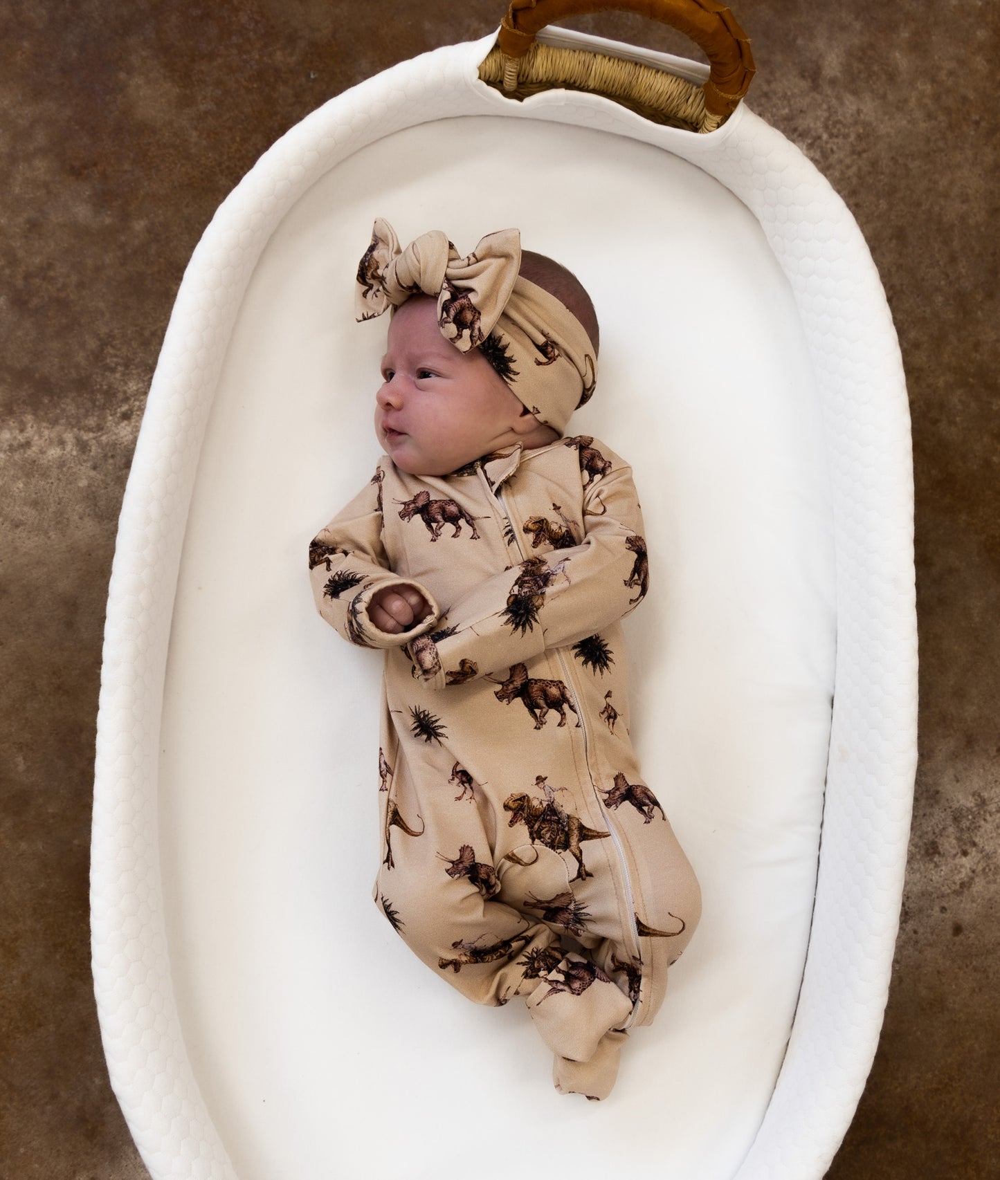 Cowboy Dino Folding Feet Jammies