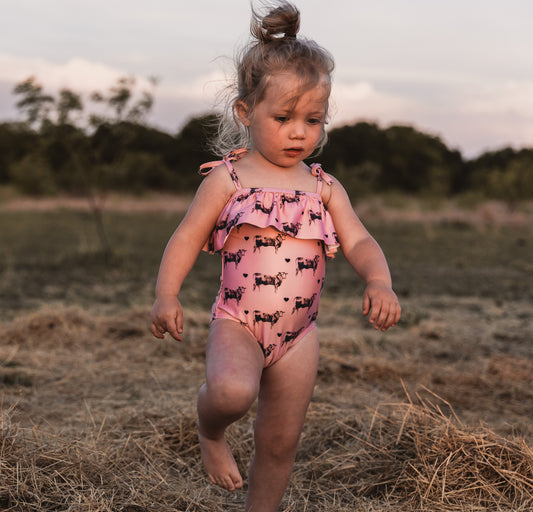 Bubblegum Angus Swimsuit