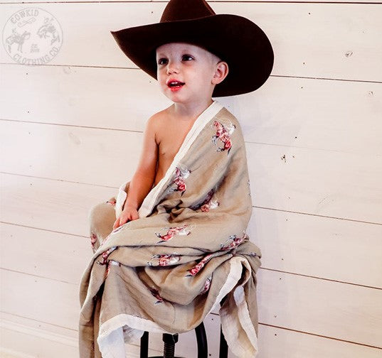 Roper Bamboo Muslin Blanket
