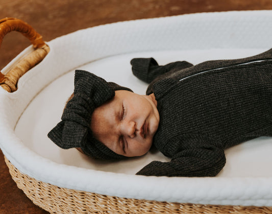 Charcoal Waffle Headband