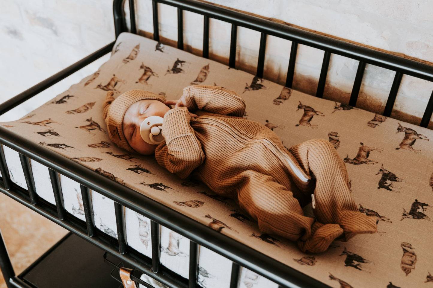 Desert Tan Waffle Footed Jammies