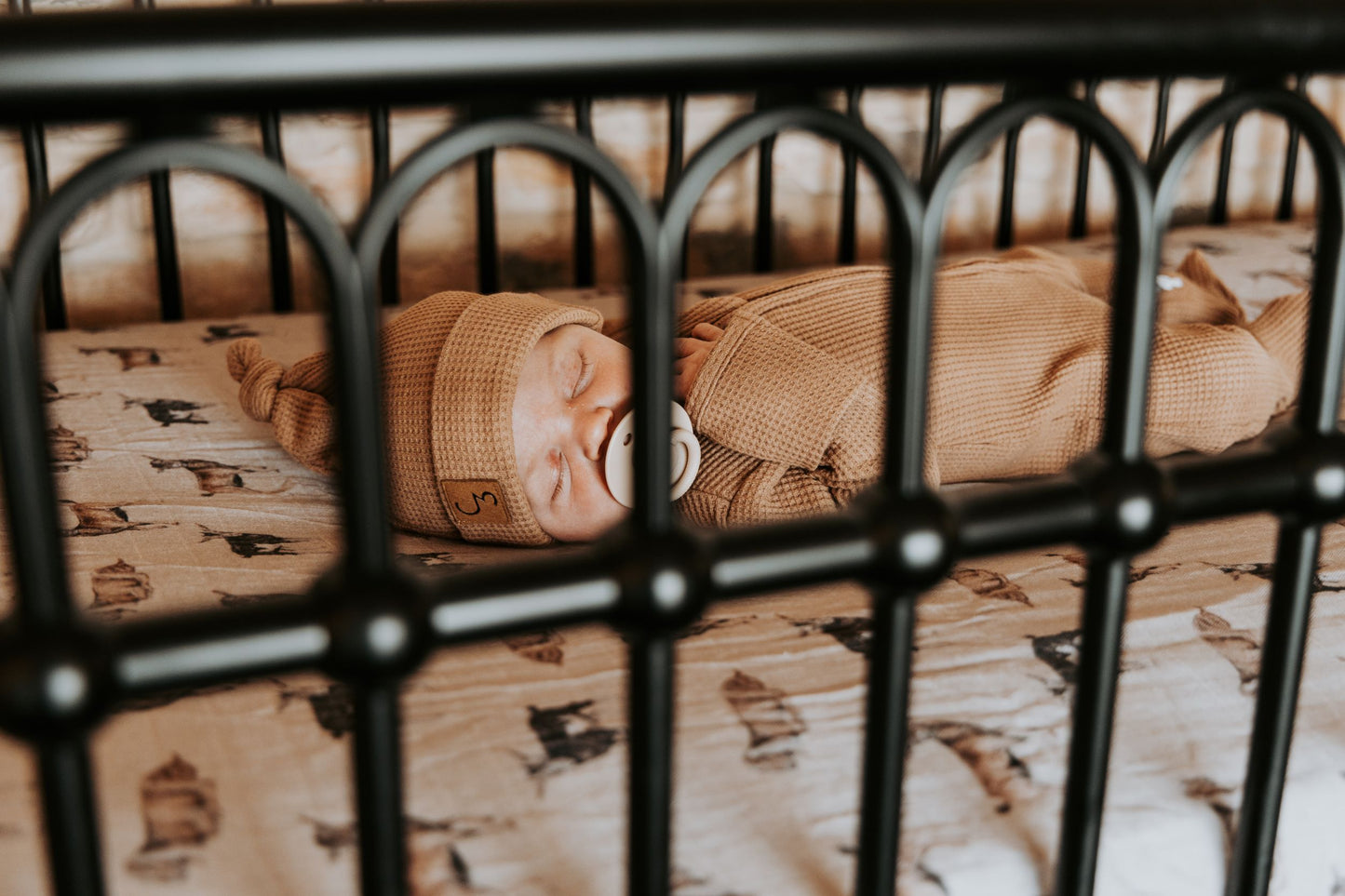 Goat Bamboo Muslin Crib Sheet
