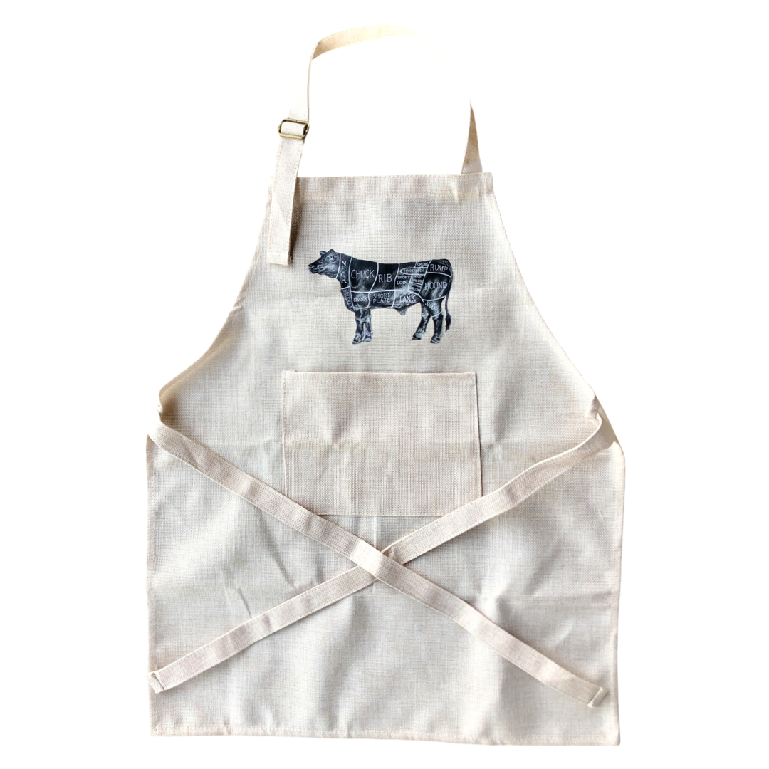 Beef Cuts Momma & Me Apron