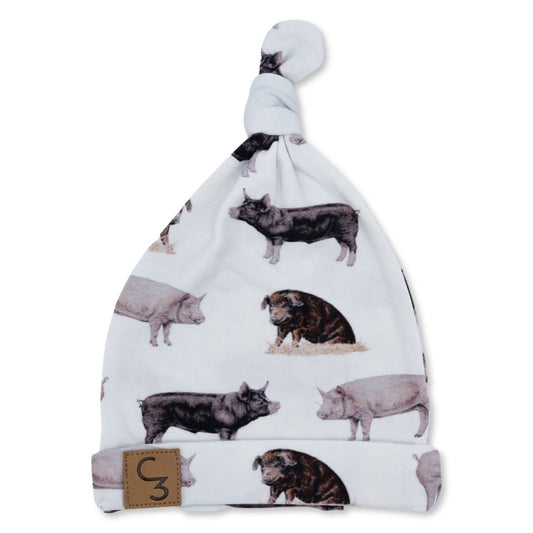 Pig Newborn Baby Hat