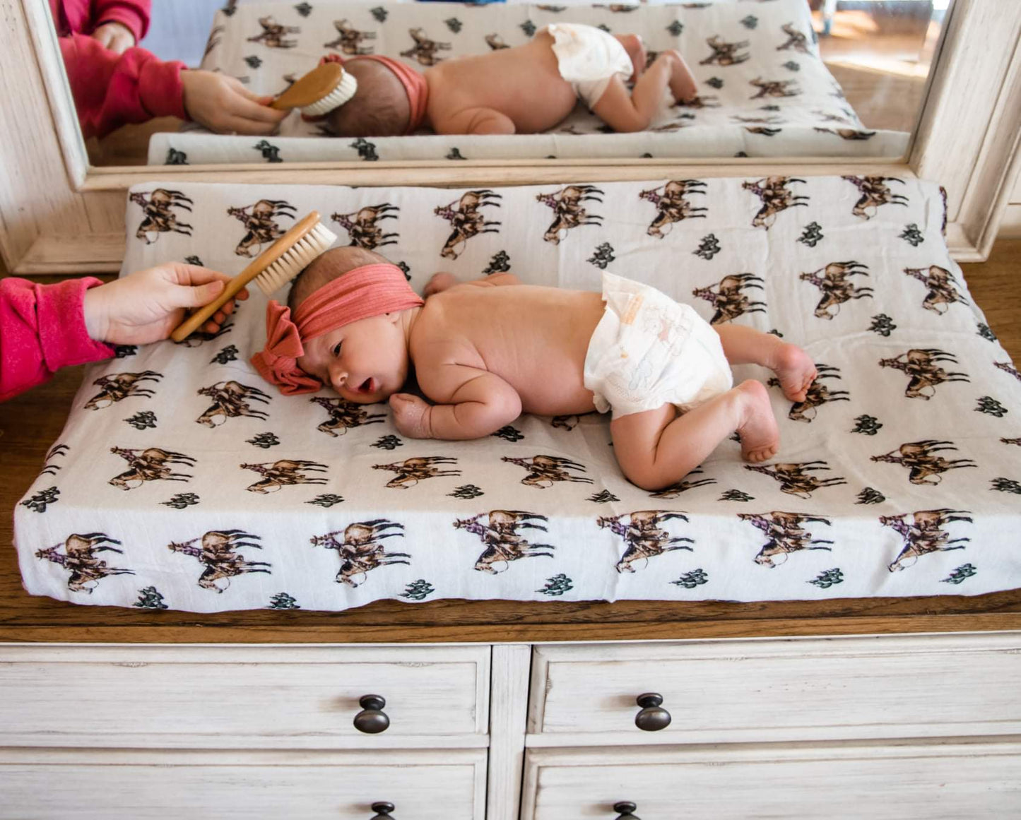 Cowgirls & Cactus Bamboo Muslin Swaddle