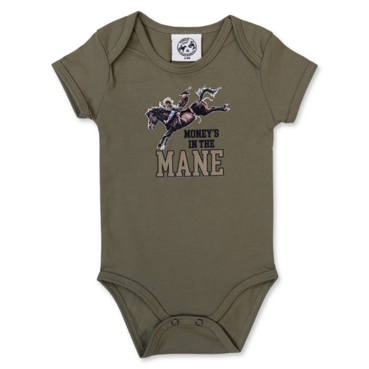 Money's in the MANE Onesie