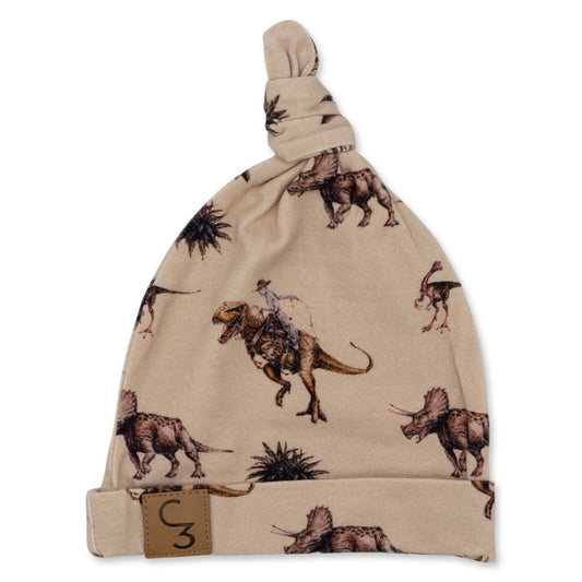 Cowboy Dino Newborn Baby Hat