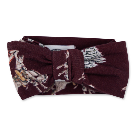 Traditional Red Cowboy Christmas Headband