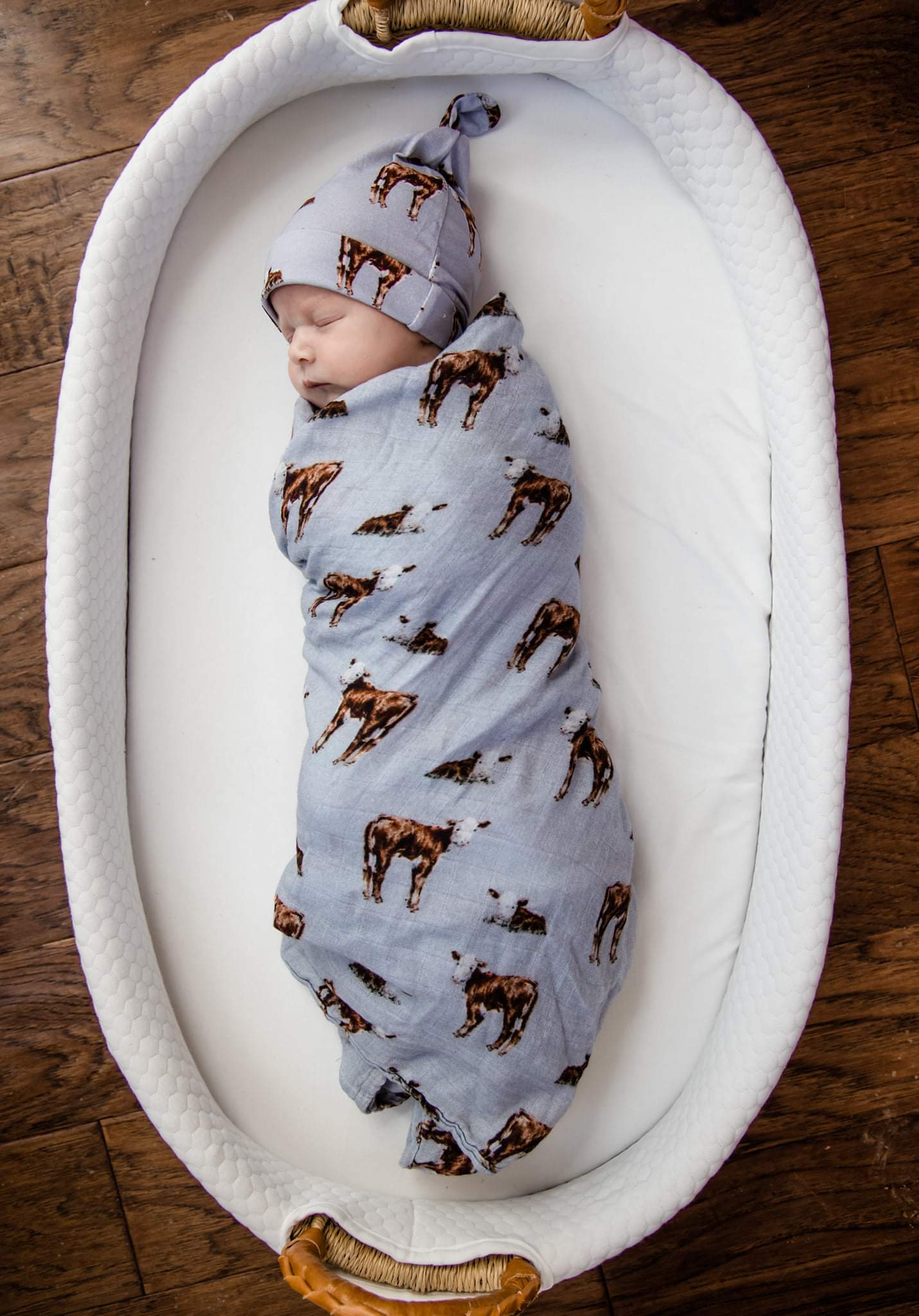 Hereford Bamboo Muslin Swaddle