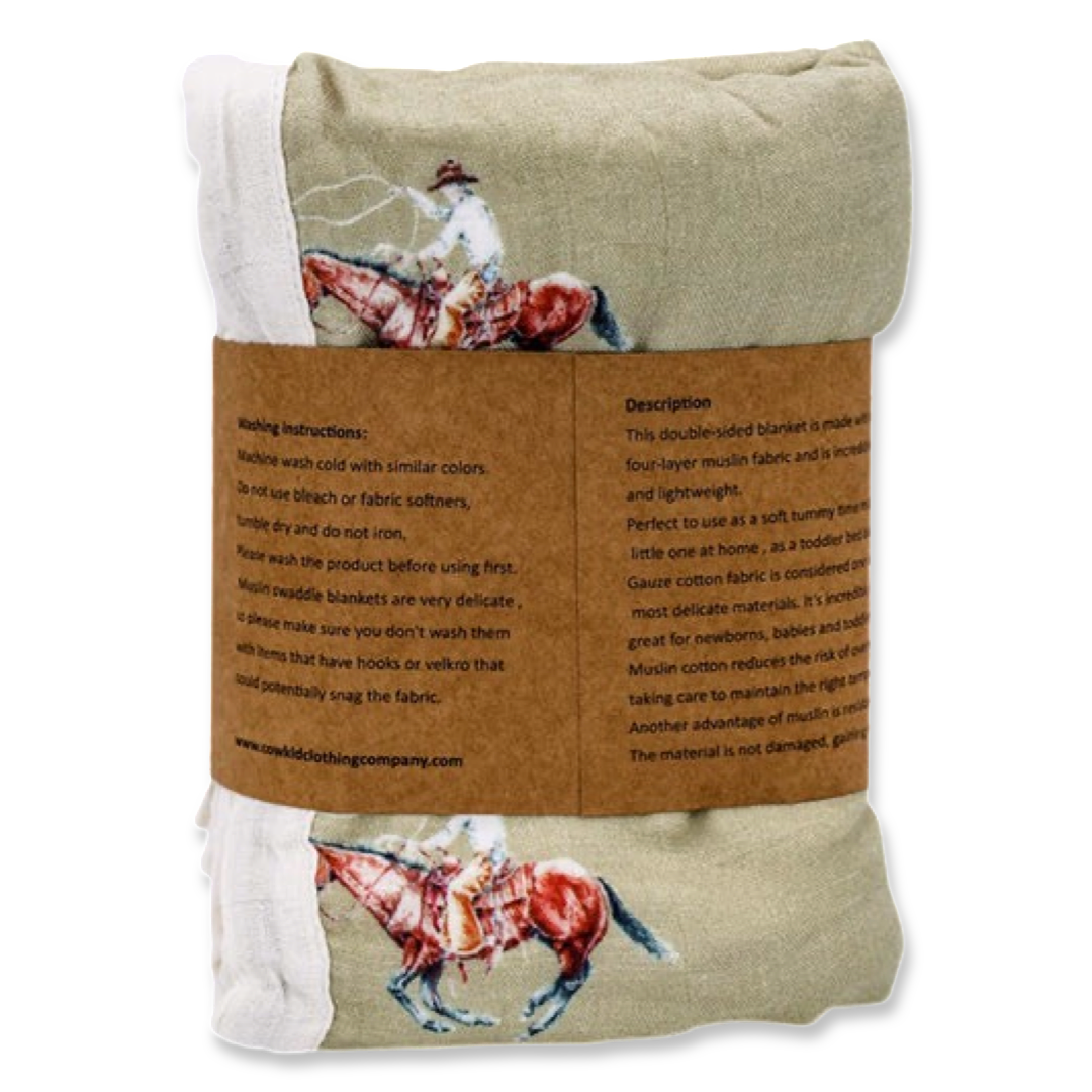 Roper Bamboo Muslin Blanket