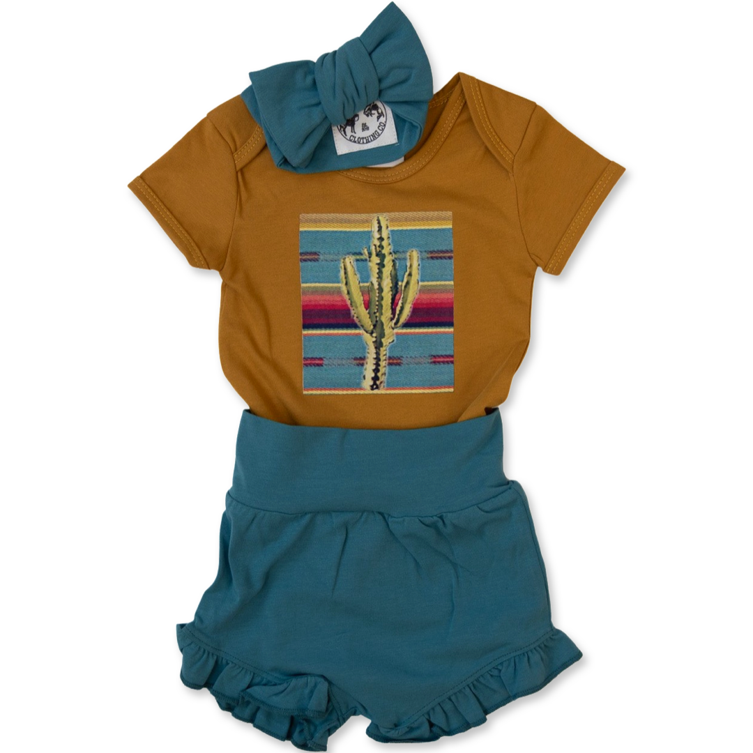 Southwest Cactus Onesie – Cowkid Clothing Company